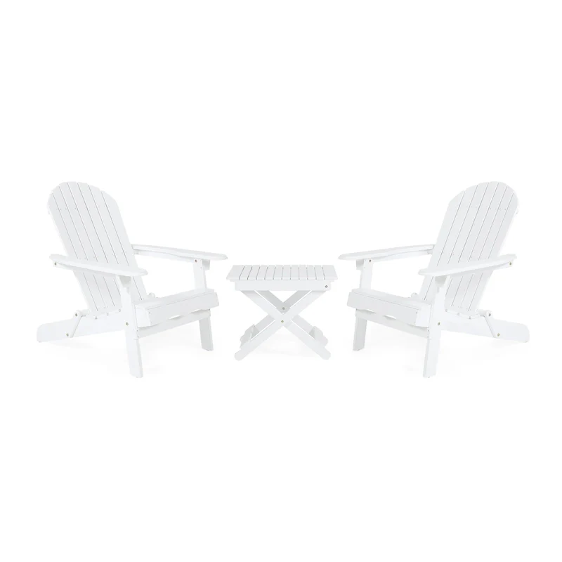 Malibu Outdoor 3-piece Acacia Wood Chat Set by Christopher Knight Home