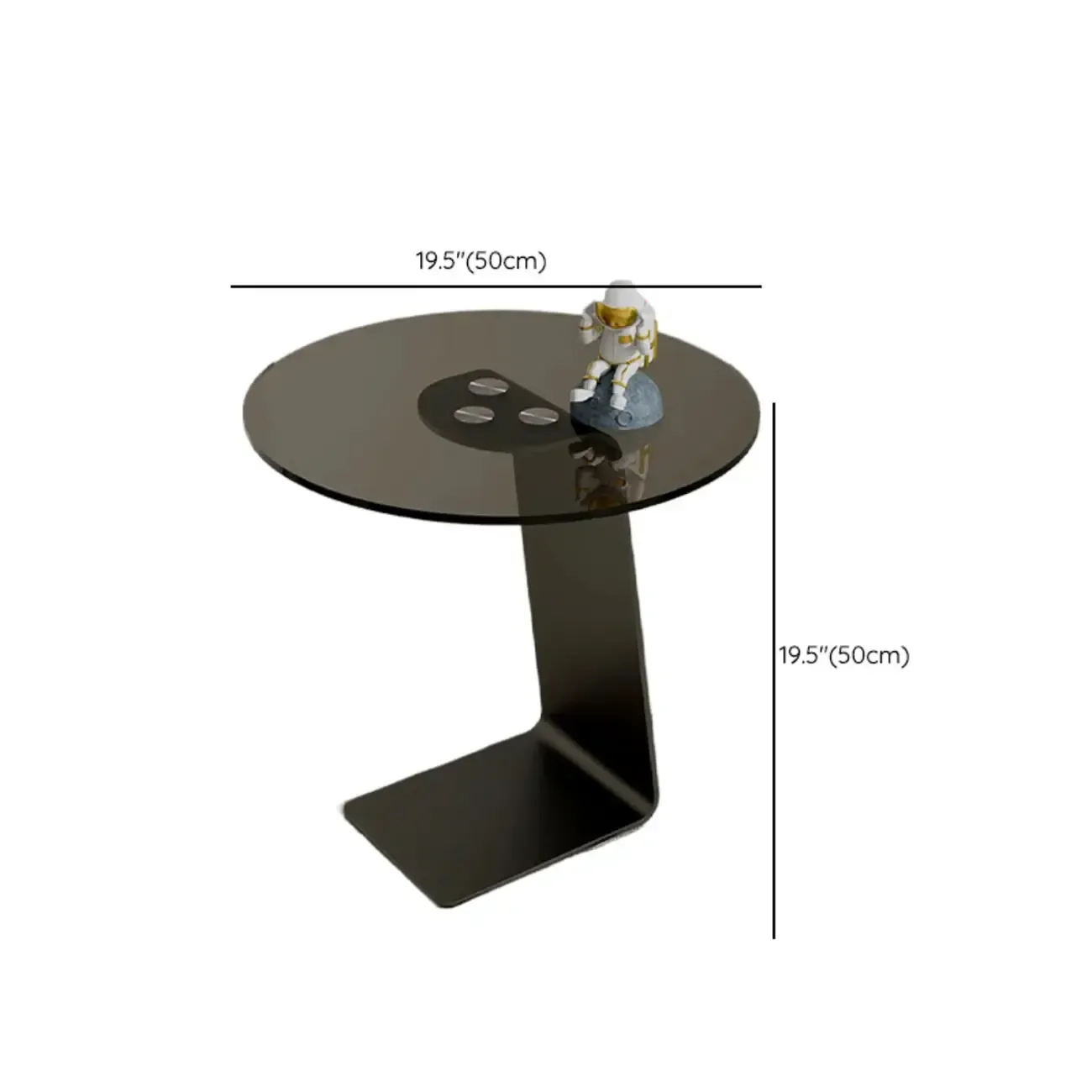 Marble Round Nesting Coffee Table Set with Modern Design