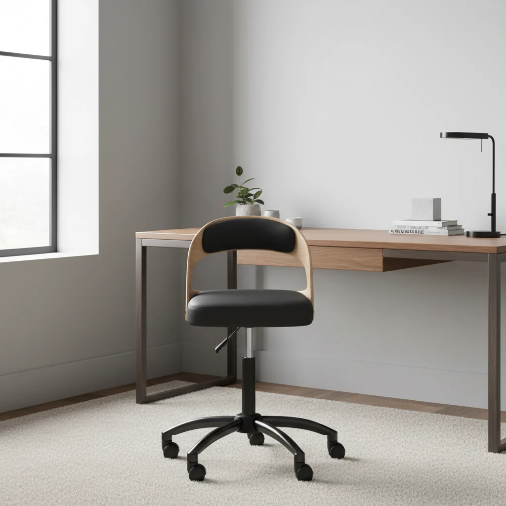 Low Back Office Chair with Padded Seat