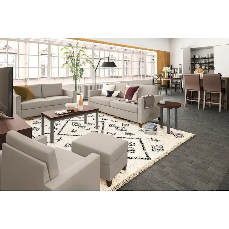 Homestyles Merge Brown Wood End Table - 18' x 18' x 20'