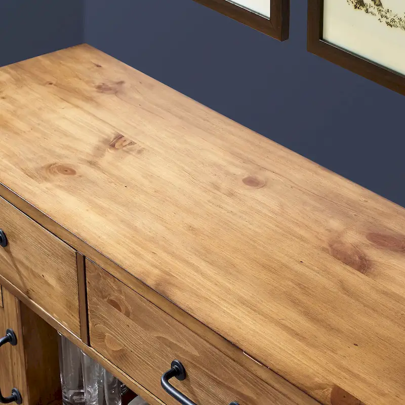 Crosley Roots Natural Finish Buffet - 52 W x 18 D x 36 H