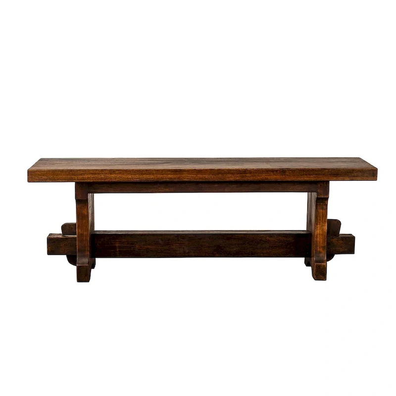 Handmade Solid Reclaimed Barn Wood Bench for Indoor 54 or 72 Width