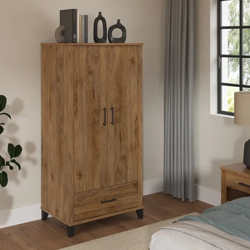 Somerset Large Armoire Cabinet by Bush Furniture