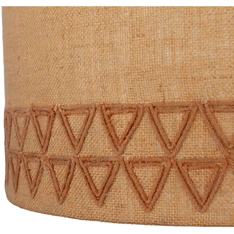 Artistic Weavers Calen Geometric Jute Drum Pendant - 12 H x 16 W x 16 D