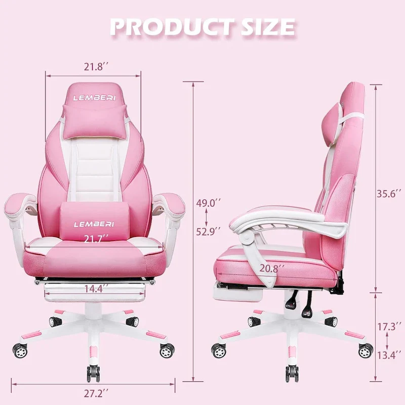 BOSSIN Racing Style Gaming Chair,300 lbs Big and Tall gamer chair High Back Computer Chair
