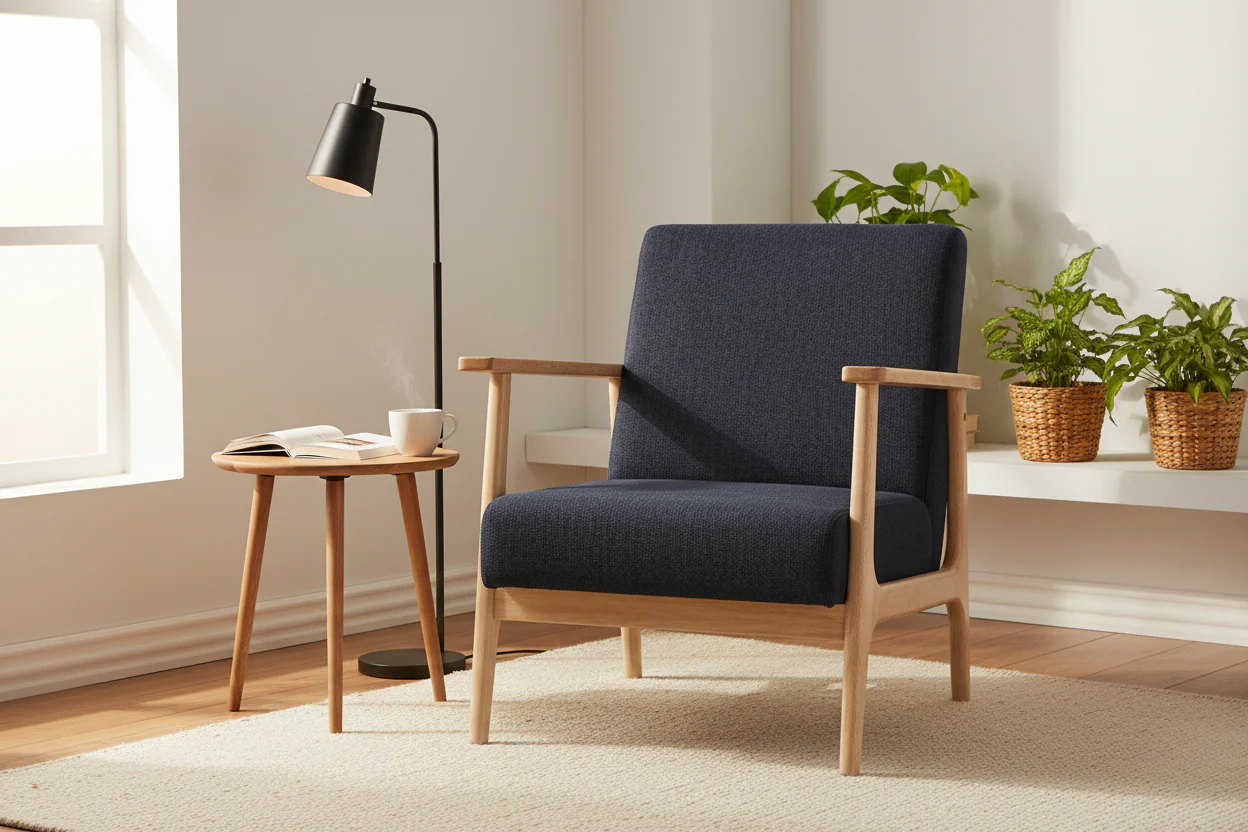 Modern Black Accent Chair