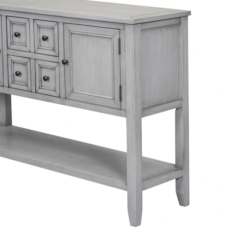 Buffet Sideboard Console Table with Bottom Shelf
