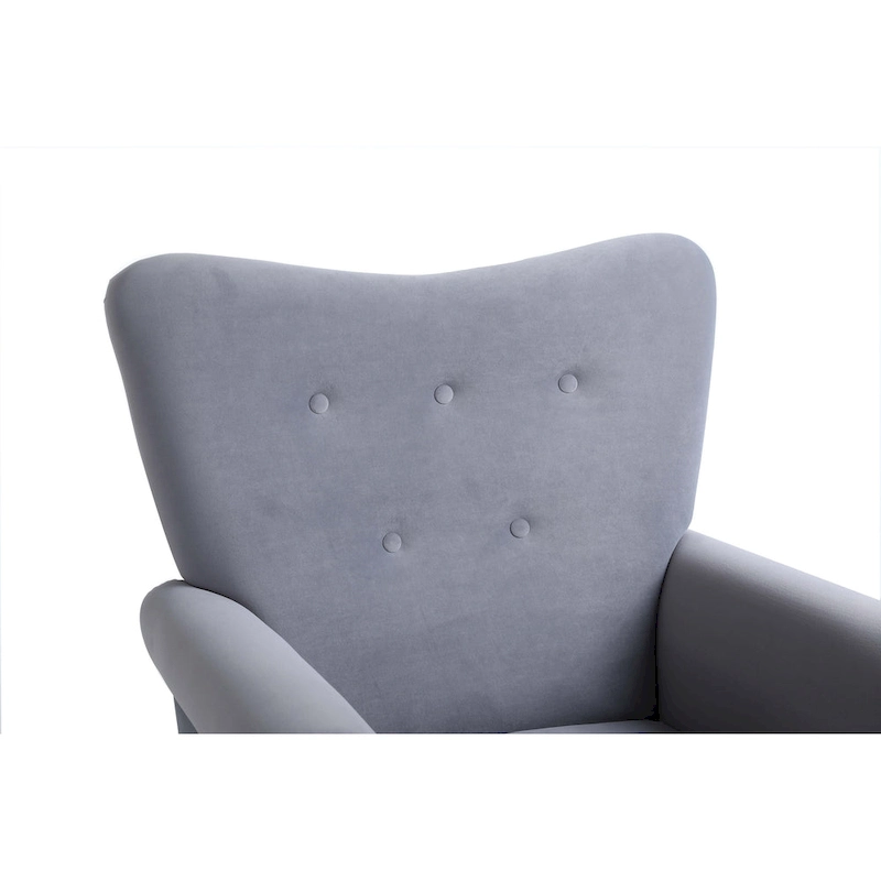 Velvet Rocking Chair