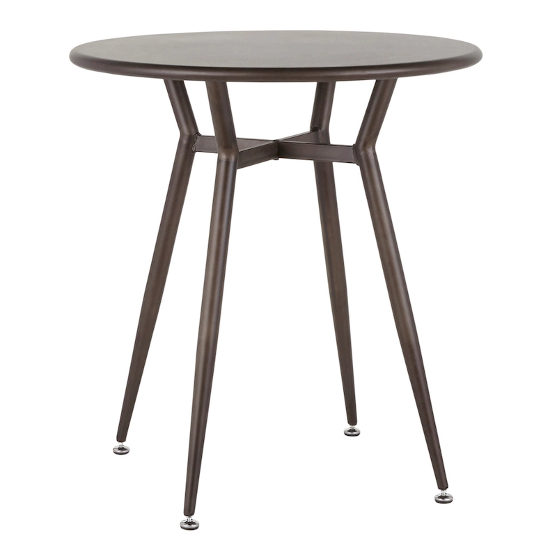 Carbon Loft Barton Industrial Round Dinette Table