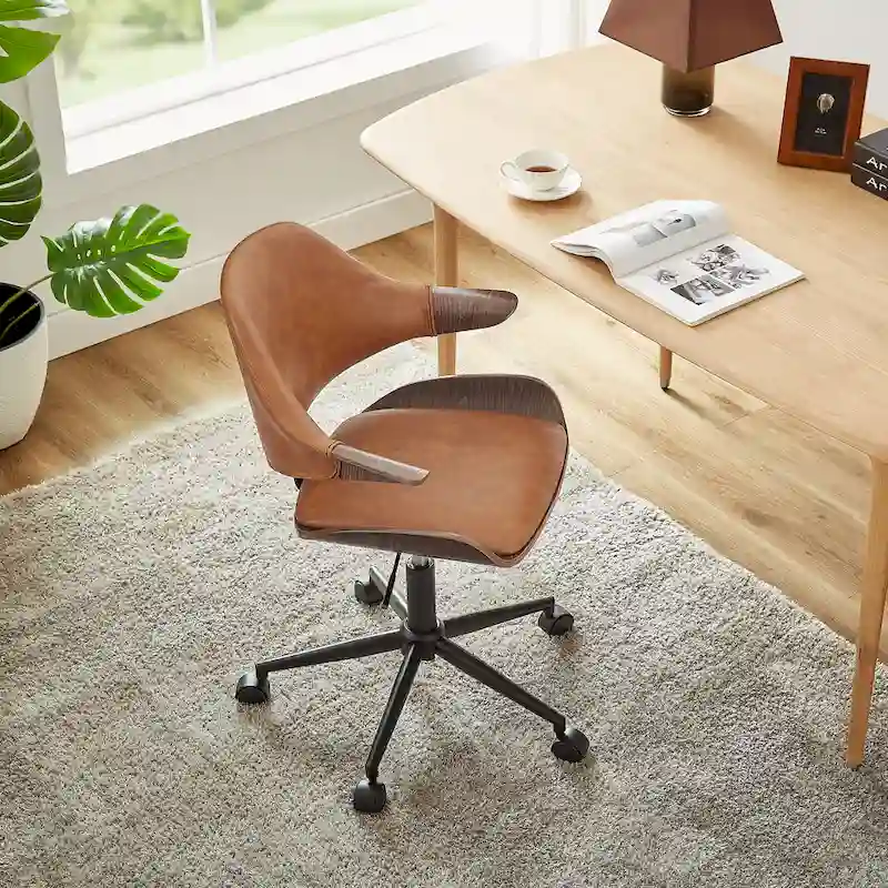 Adjustable and Rolling Desk Chair