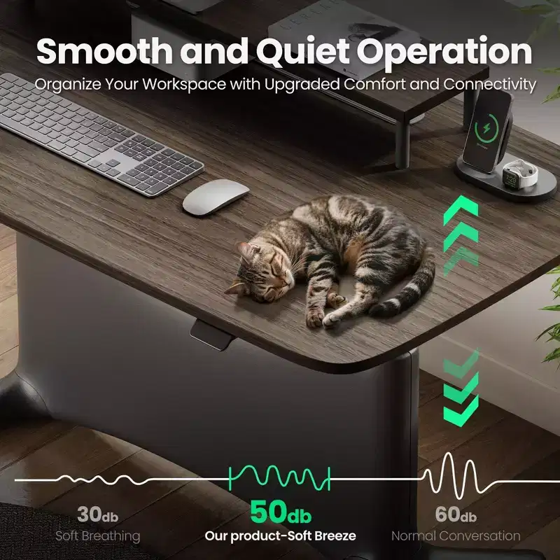 LumiDesk All in 1 Electric Height Adjustable Desk  Smart, Modular & Ergonomic