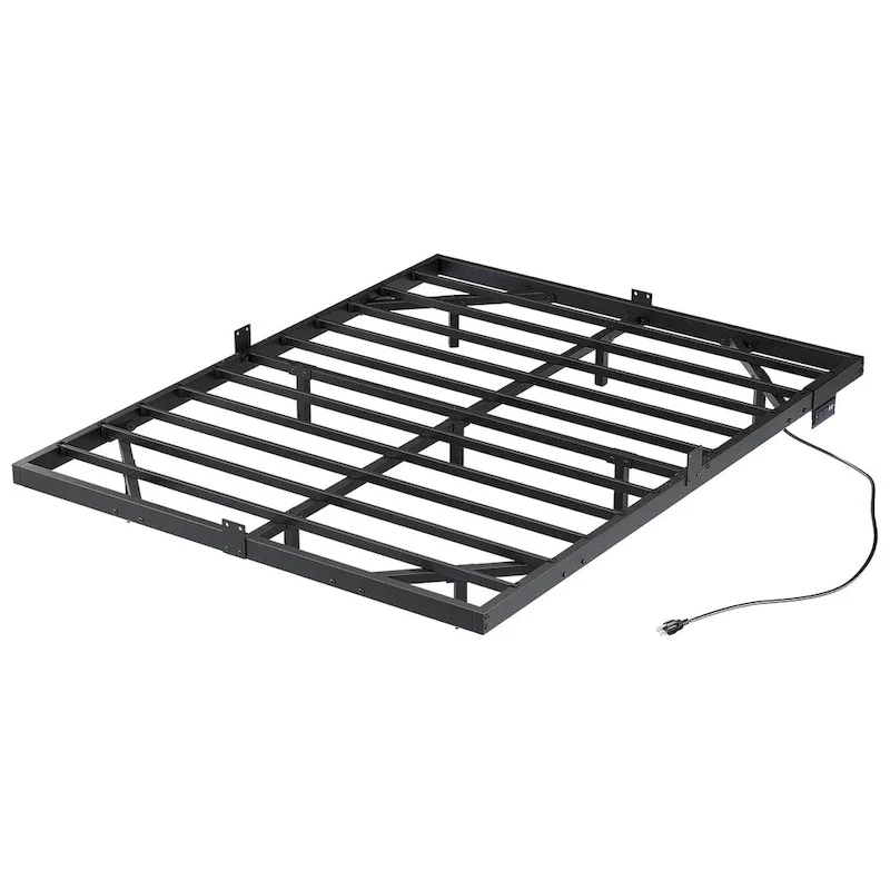 Floating Bed Frame with LED Lights