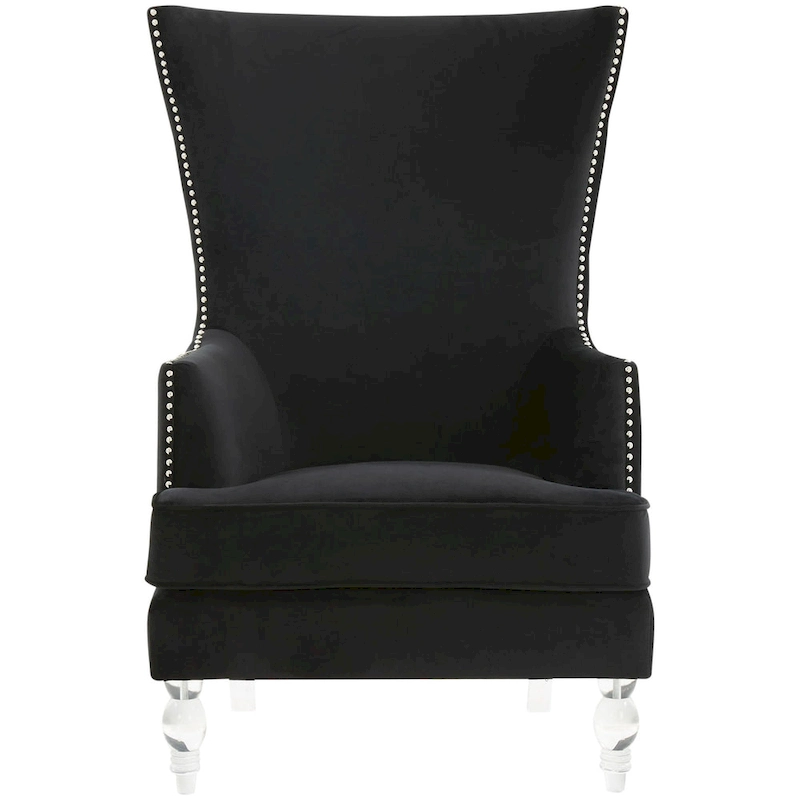 SAFAVIEH Couture Cath Modern Wingback Chair - 29Wx32Dx45H