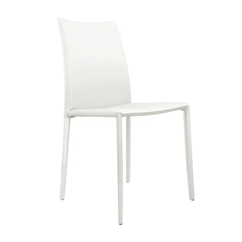 Lynda Mid-Century Modern Bonded Leather Dining Chair