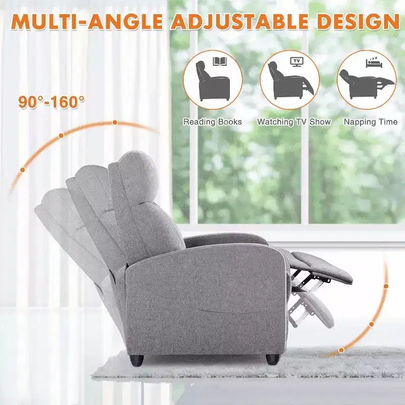 MAYEERTY Accent Chair - 360 Swivel Chenille Armchair with Lumbar Pillow