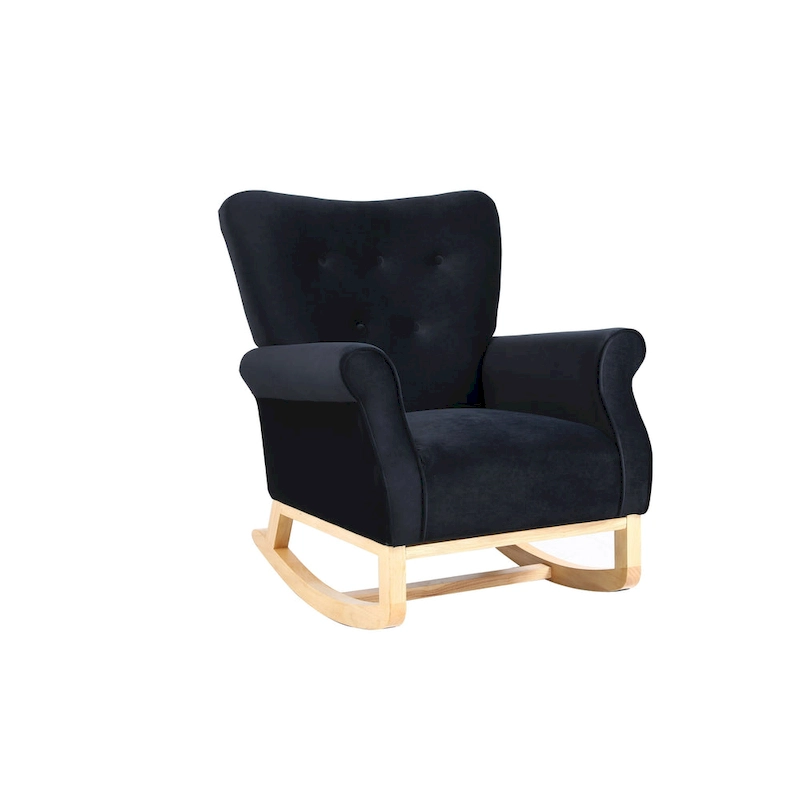 Velvet Rocking Chair