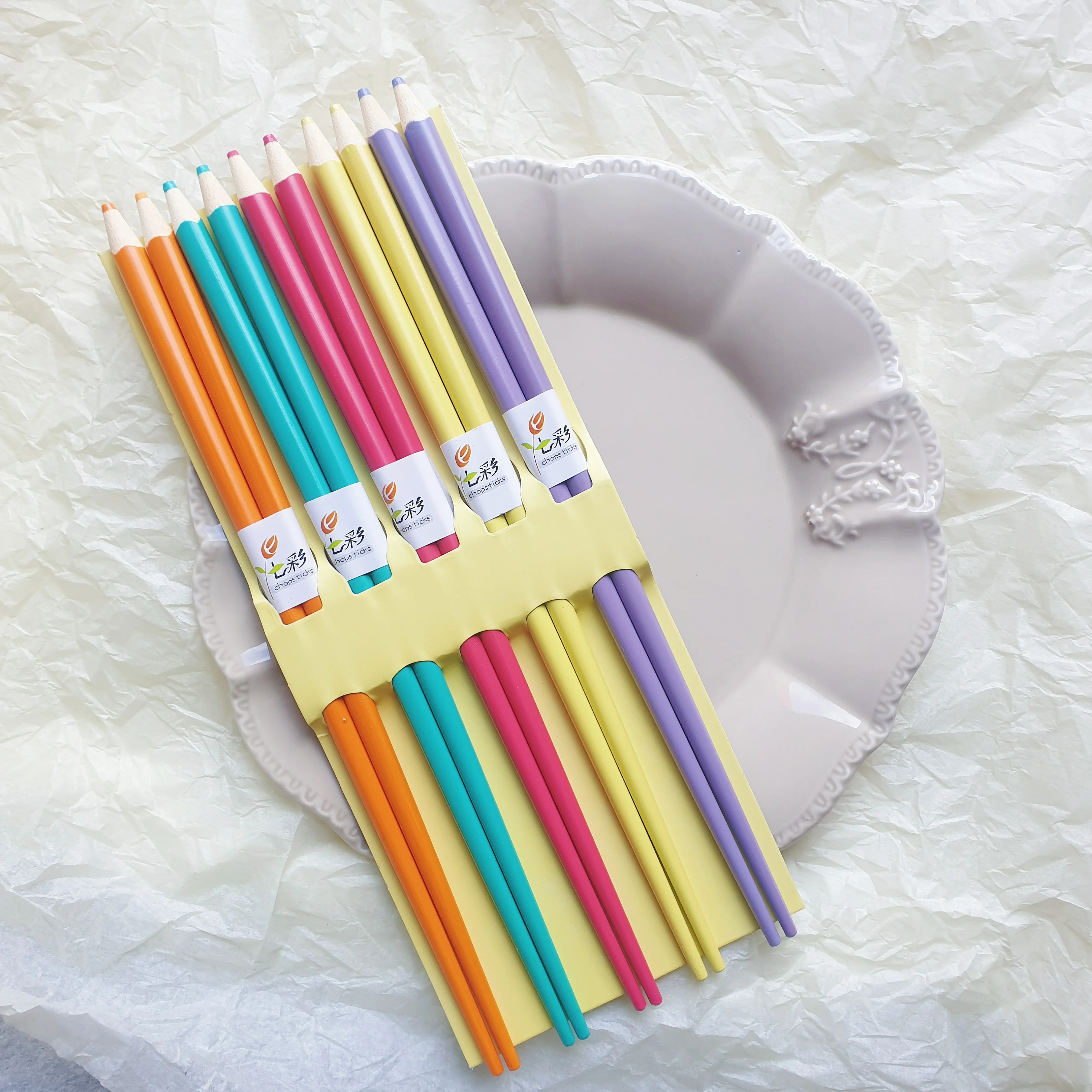 Color Pencil Chopstick- Candy Color