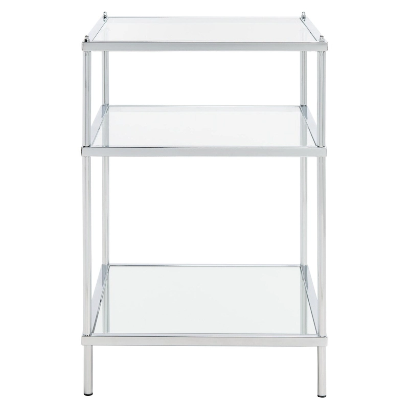 SAFAVIEH Vida 3-Tier Accent Table - 22 W x 18 D x 27 H - 22Wx18Dx27H