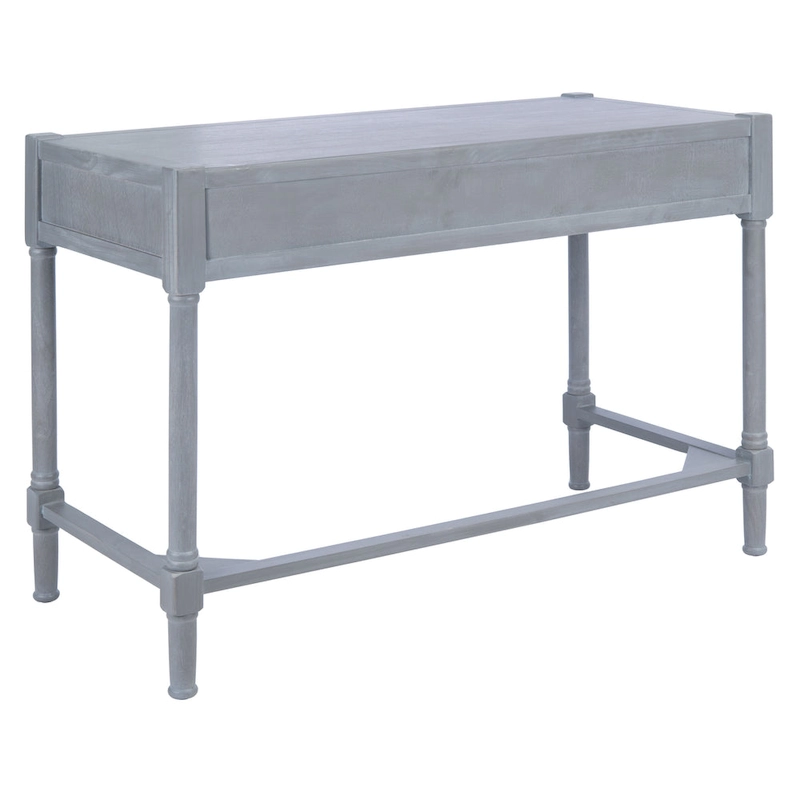SAFAVIEH Zennure White Washed Grey Writing Desk