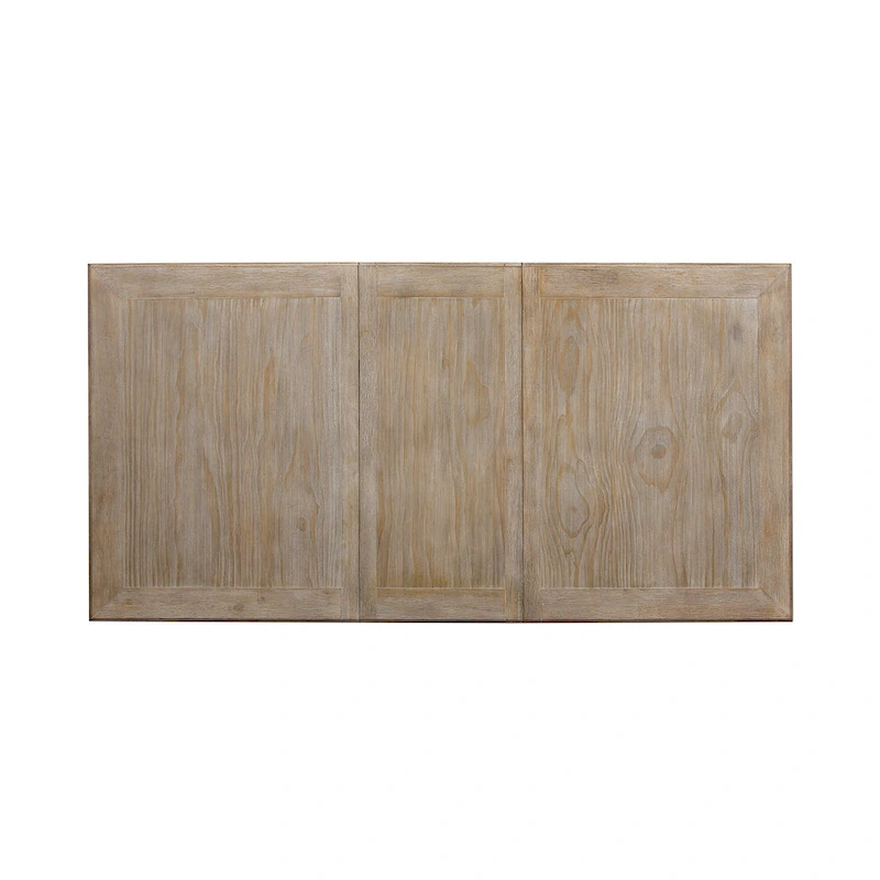 Summerville Soft White Wash Wire Brushed Gray 5 Piece Rectangular Table Set