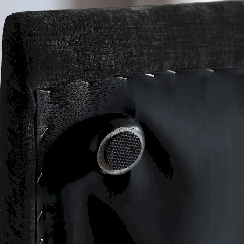 103.9  L-Shaped Sectional Sofa Chenille Fabric 3-Seat Couch with Ottoman