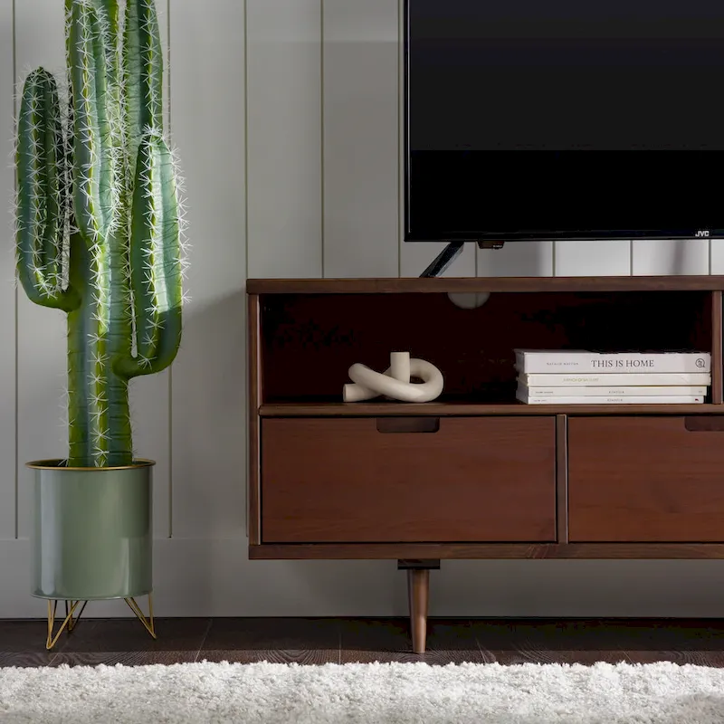 Middlebrook Alby 58-inch Mid-Century Solid Wood TV Stand