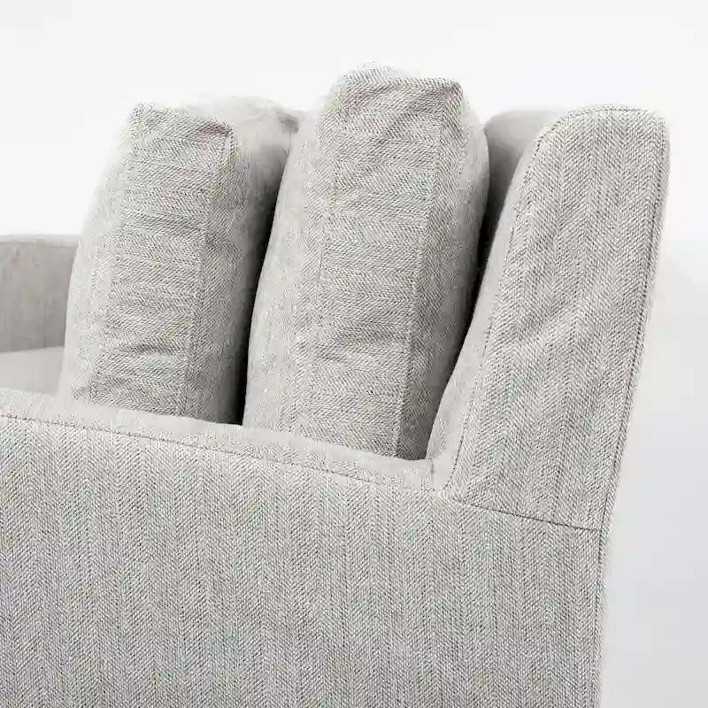 Denly I Beige Slipcover Two Seater Sofa