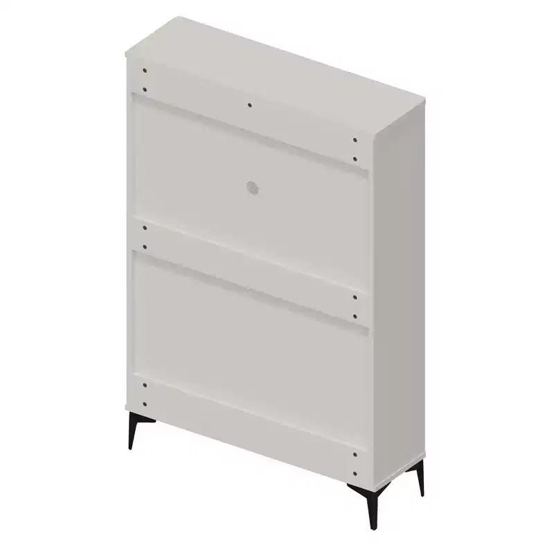 MAYEERTY Shoe Racks with 3 Flip Drawera Entrance Shoe Cabinet Hidden Shoe Cabinet with Independent Legs