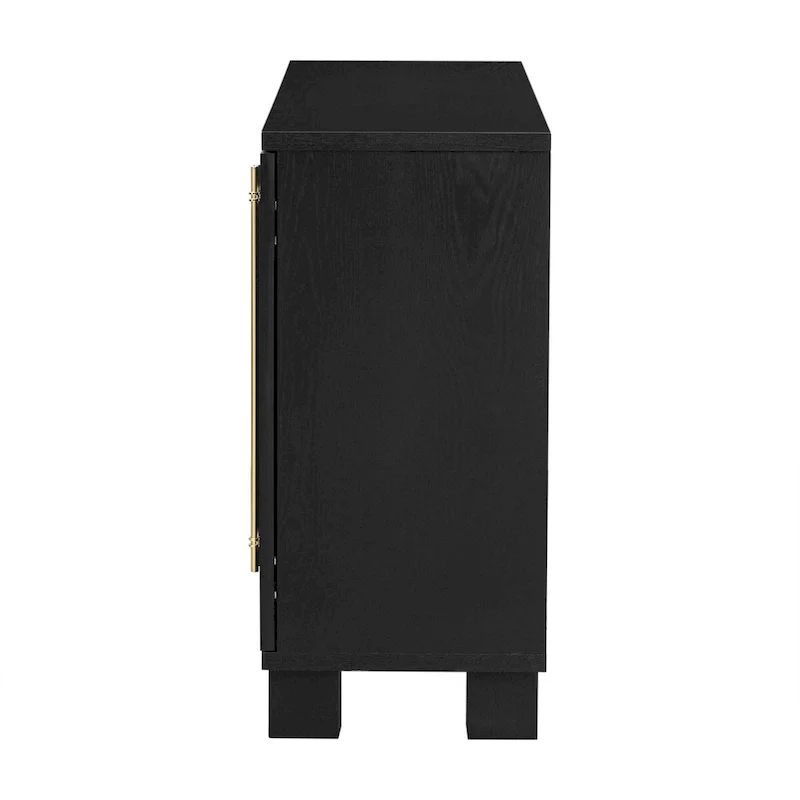 Wood Traditional Style Sideboard with Adjustable Shelves