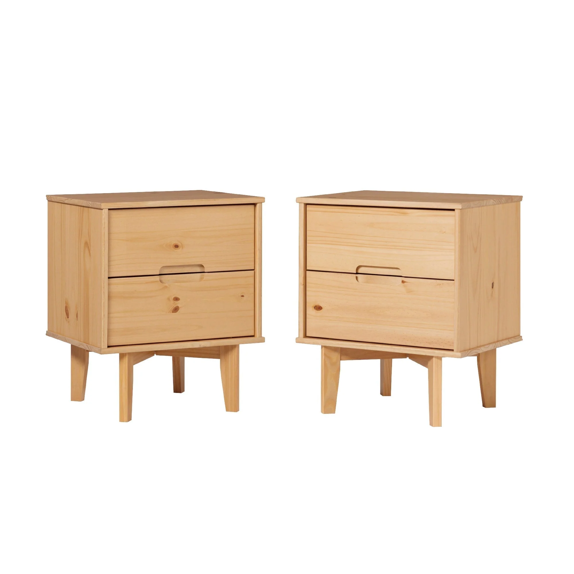 Sloane Mid Century Modern Solid Wood Nightstand