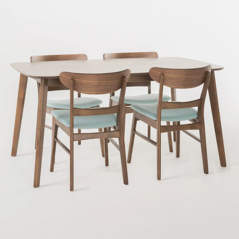 Bryner Mid-Century Modern 5 Piece Dining Set by Christopher Knight Home