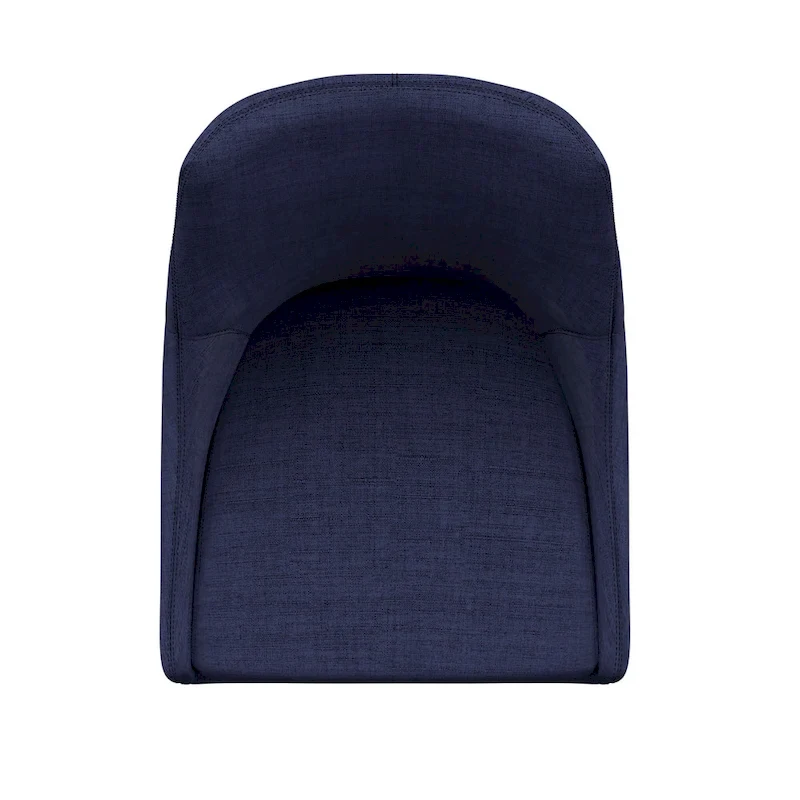 Sasha Espresso Barrel Back Counter Stools (Set of 2) iNSPIRE Q Modern