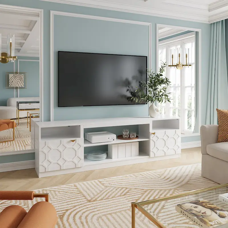 Clihome 70 High Gloss TV Stand