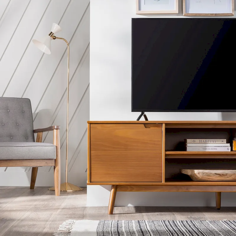 Middlebrook 70-inch Mid-Century Solid Wood TV Stand