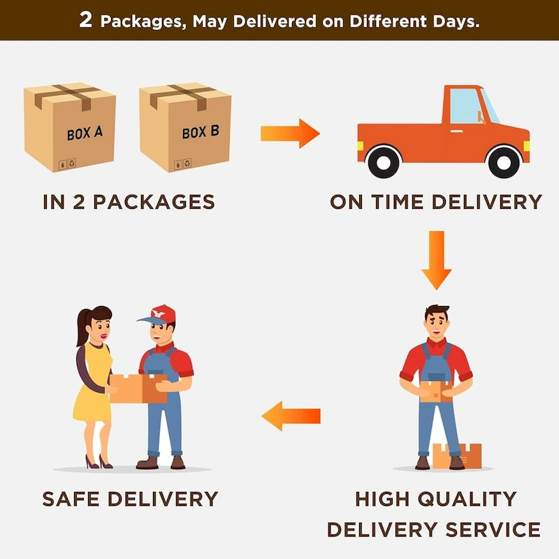 Farmhouse TV Stand With 3-Sided Glass Fireplace, Entertainment Center