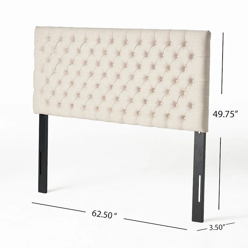 Jezebel Adjustable Full/Queen Tufted Headboard by