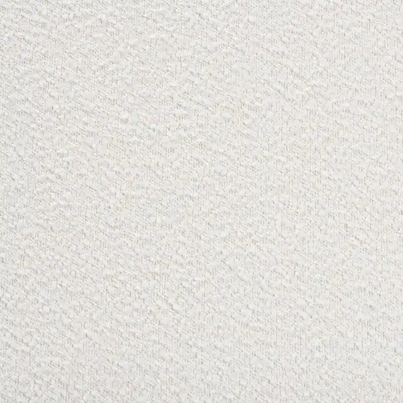 Stratton Mid-Century Modern Cream Boucle Fabric and Walnut Brown Finished Wood Armchair