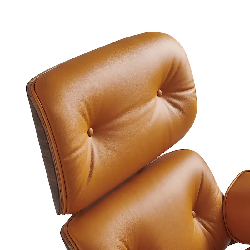 Mid Century Modern Leather Lounge Chair Armchair Recliner