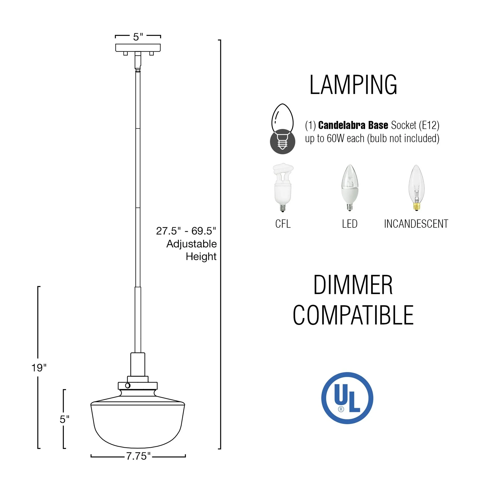 Grove 19 Modern Farmhouse  Pendant Light