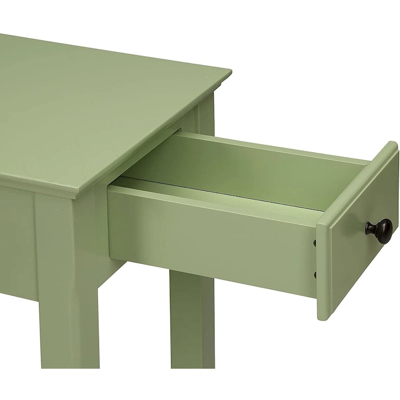 Wooden Side Table with 1 Drawer