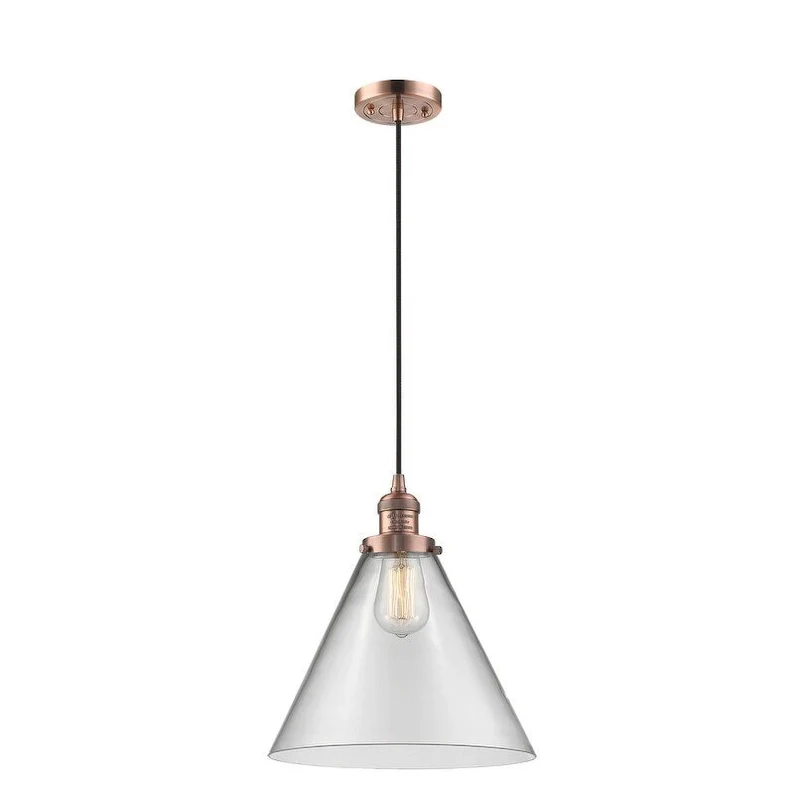 Innovations Lighting X-Large Cone Single Light 12  Wide Pendant