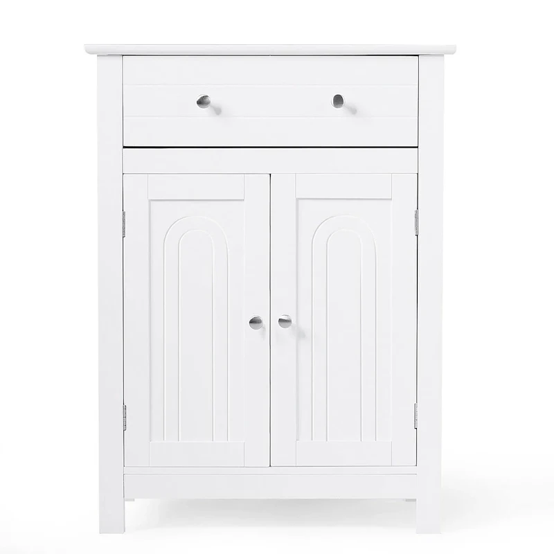 Bathroom Cabinet Free Standing Storage Cabinet with Adjustable Shelf