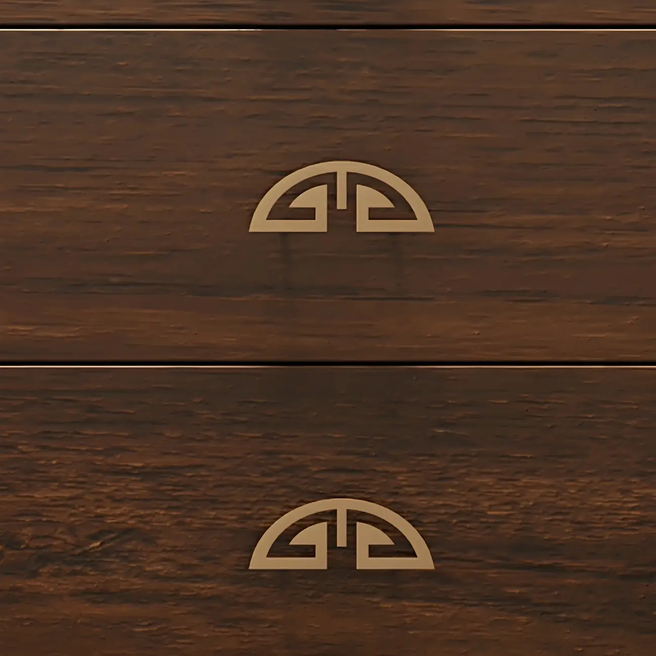 Traditional Brown Wooden Double Dresser with Soft Close Drawers