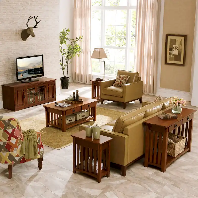 Leick Home Impeccable Transitional 1 Drawer End Table