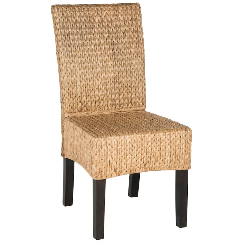 SAFAVIEH Clemensa Natural Dining Chair (Set of 2) - 18.1 x 22.8 x 39 - 18Wx23Dx39H