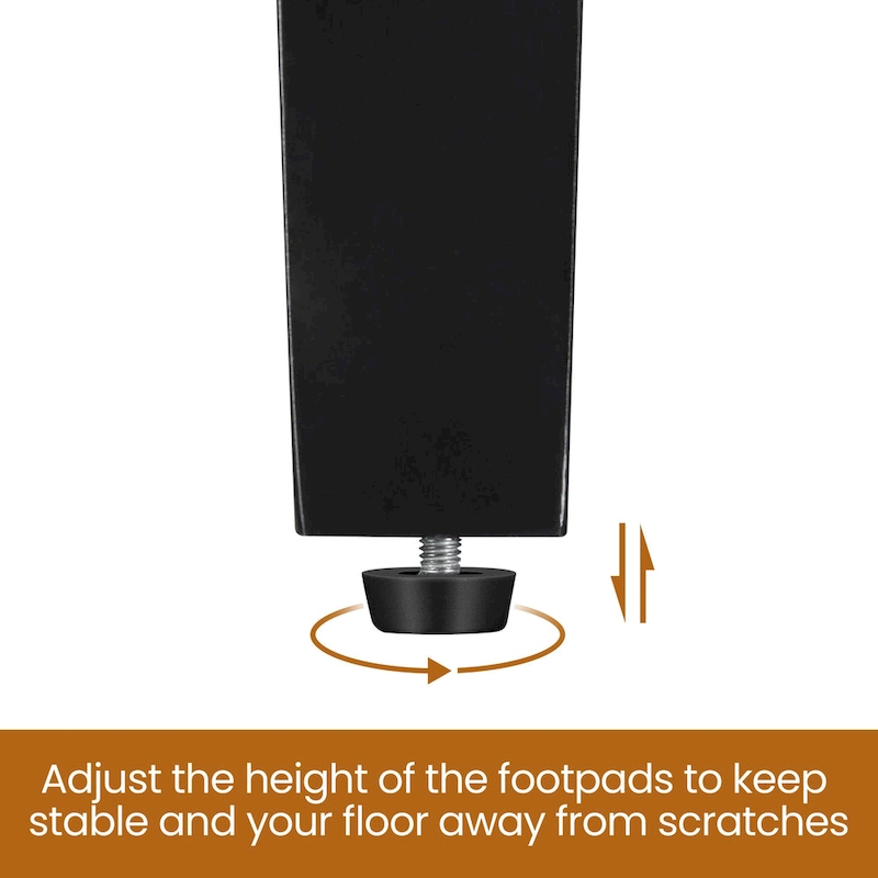 Yaheetech Accent Chair Faux Leather Club Chair and Ottoman Set