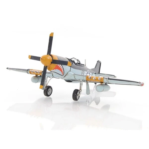 1943 Grey Mustang P51 1:40 Model Fighter Plane