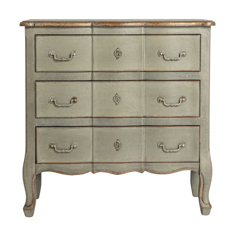 Distressed Wood 3-Drawer Dresser