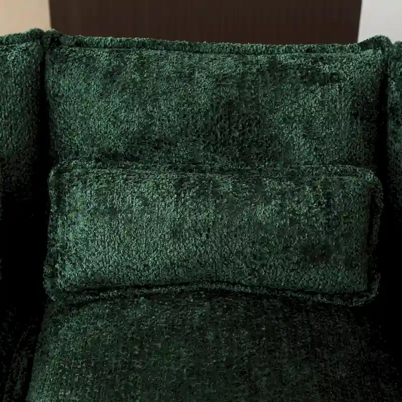 110.63 Modern U-Shaped Chenille 4 Seater Sectional Sofa with Double Cushions, 2 Chaise and High-Density Foam