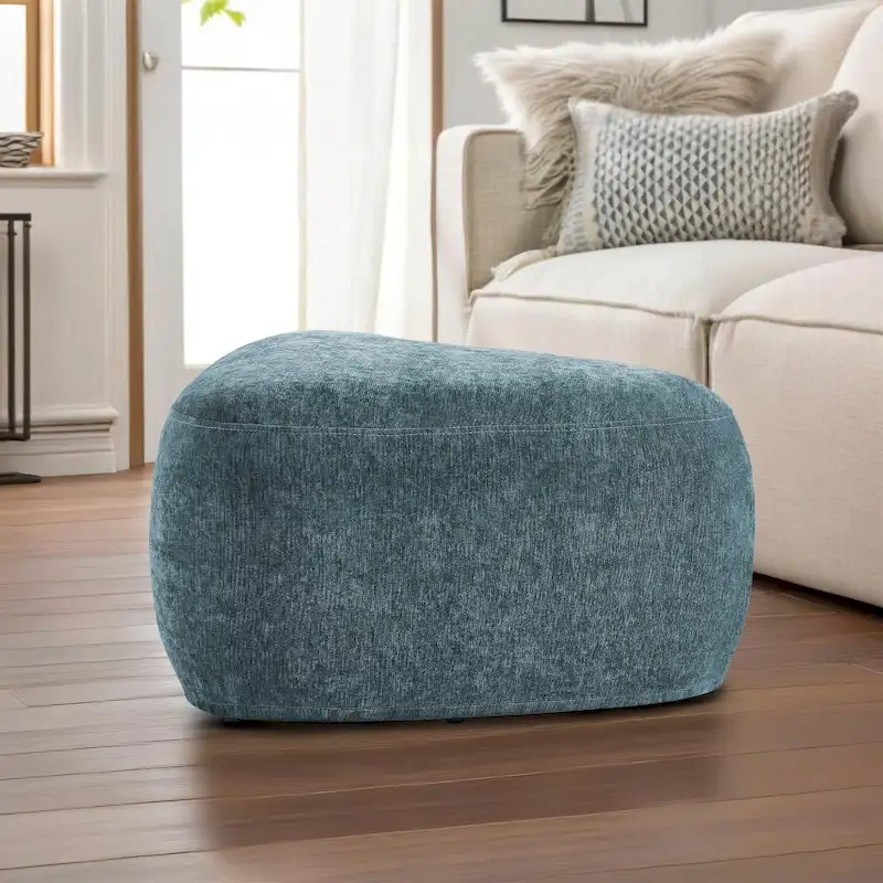 26 Footstools and Ottomans, Modern Fabric Pouf Ottoman